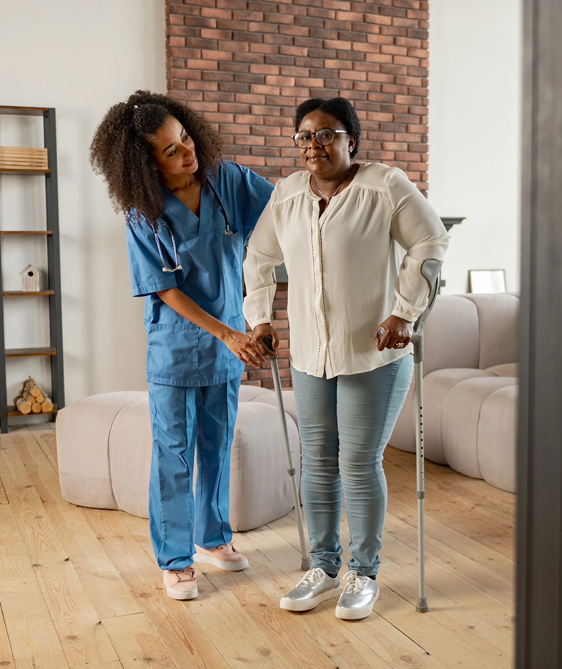 Nurse Helping Patient